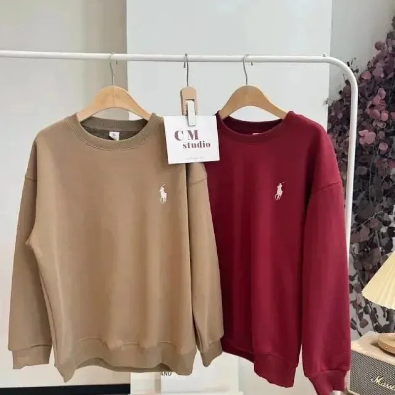 Ralph Lauren Basic Crewneck Sweatshirt with Pony Logo - rep Ralph Lauren
