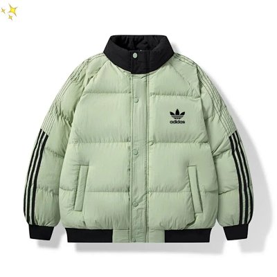 adidas Originals Quilted Down Jacket with Baseball Collar - rep Adidas