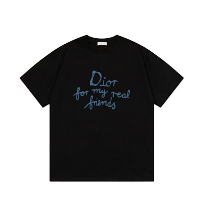 Dior Artistic Graffiti Short-Sleeve T-Shirt - rep koszulki