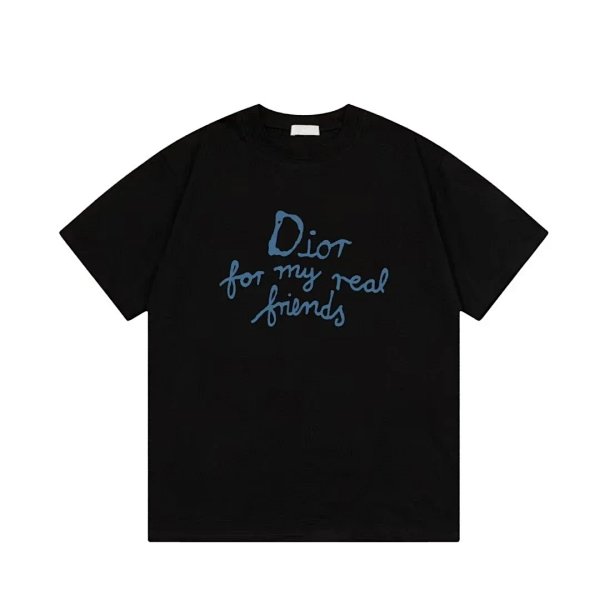 Dior Artistic Graffiti Short-Sleeve T-Shirt