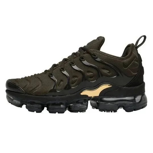 Nike Air VaporMax Plus All-Black Air Cushion Running Shoes - rep buty