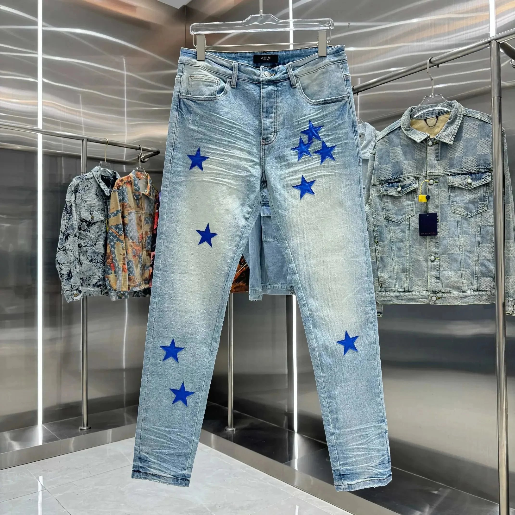 Amiri Washed Slim-Fit Tapered Jeans - rep Amiri