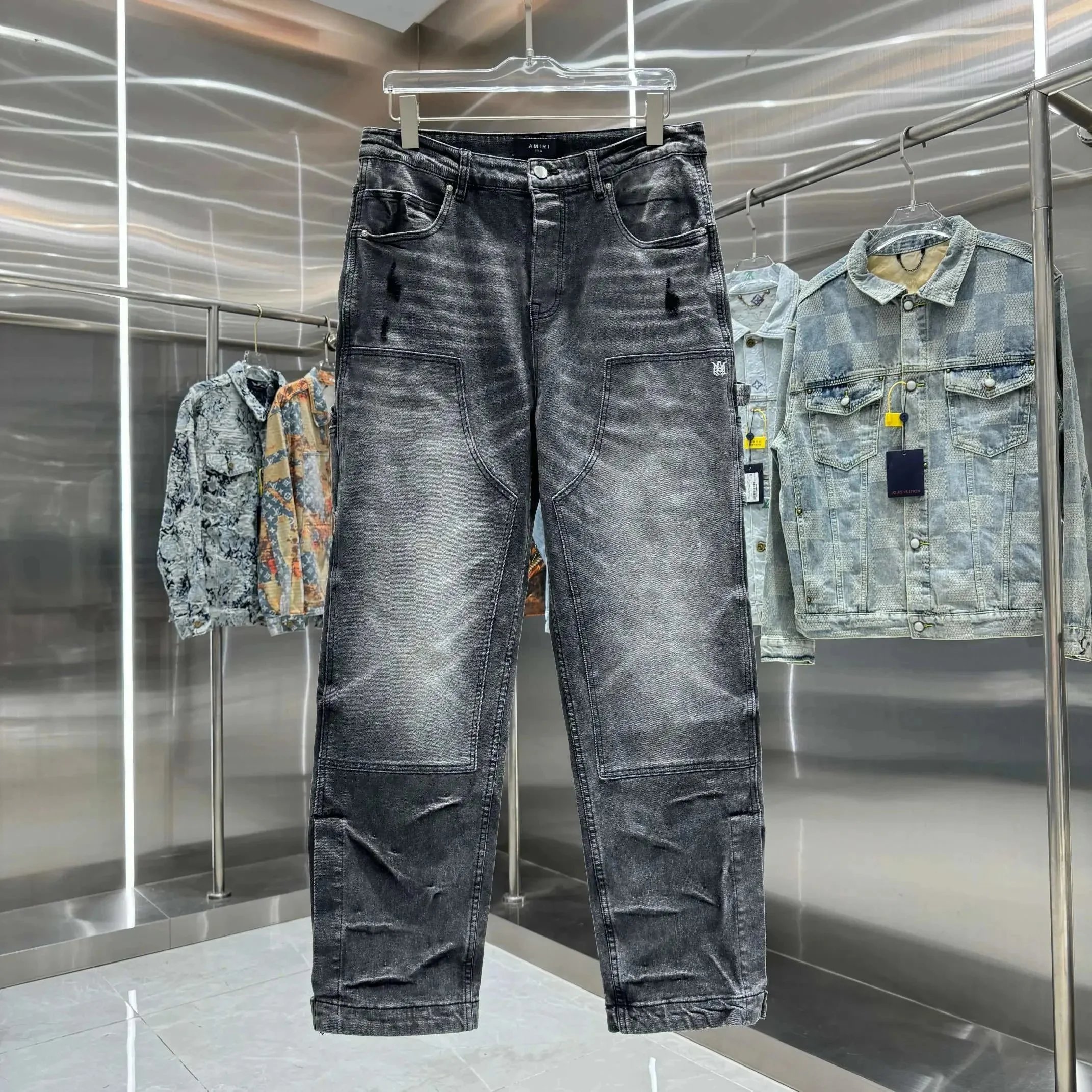 Amiri Washed Slim-Fit Tapered Jeans - rep Amiri