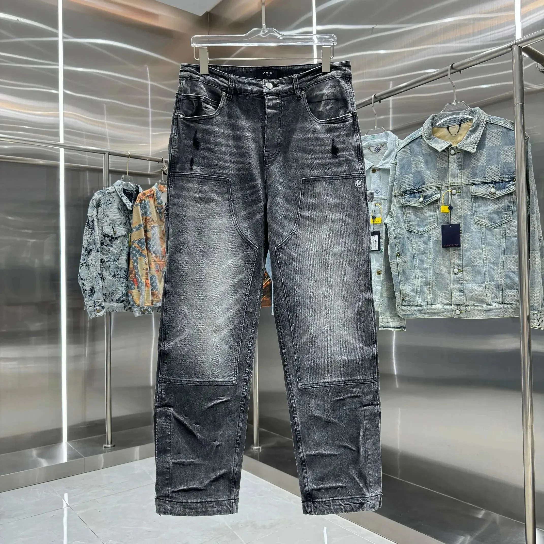 Amiri Washed Slim-Fit Tapered Jeans