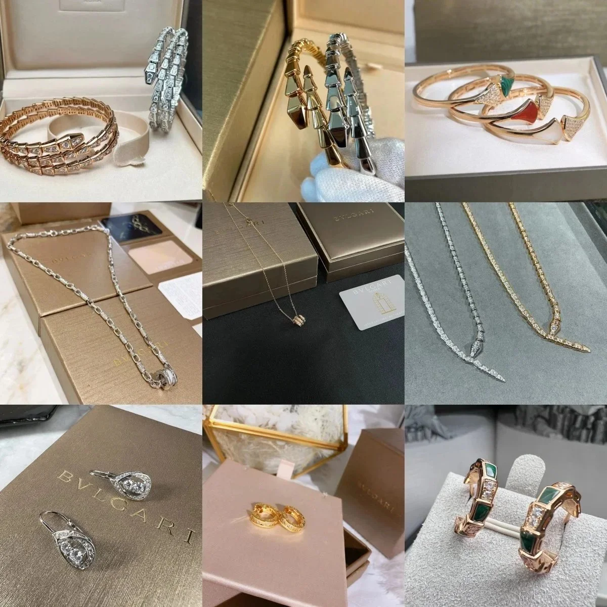 Bvlgari's classic jewelry collection