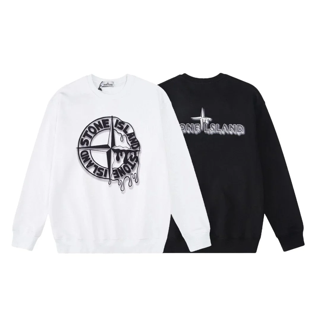 Stone Island Lava-Cracked Compass Crewneck Sweatshirt - rep Stone Island