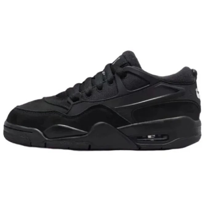 A4 Pure Black Low Top