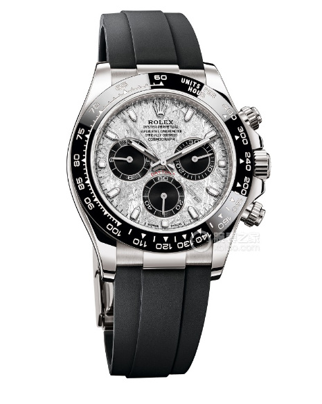 ROLEX Cosmograph Daytona Chronograph Watch with Rose Gold and Rubber Strap - rep Rolex