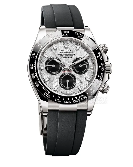 ROLEX Cosmograph Daytona Chronograph Watch with Rose Gold and Rubber Strap