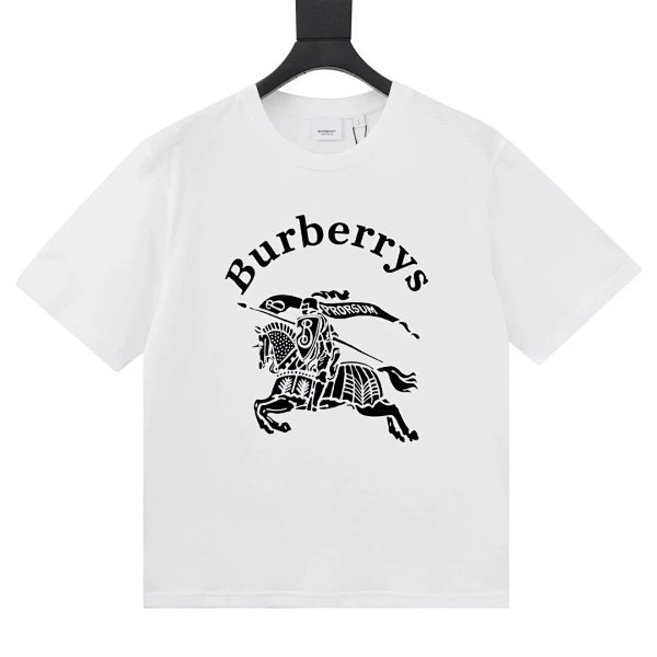 A Selection of Burberry's Iconic Short-Sleeve T-Shirts