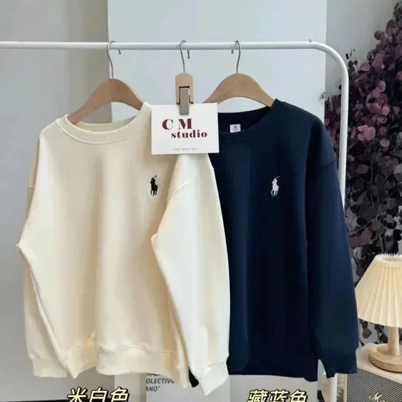 Ralph Lauren Basic Crewneck Sweatshirt with Pony Logo - rep Ralph Lauren