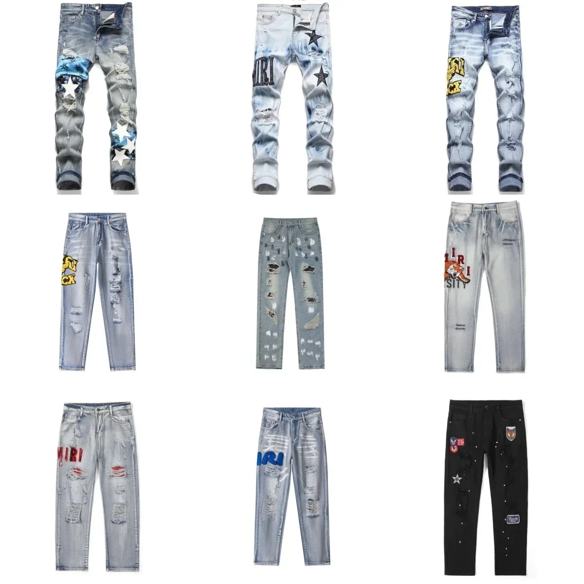 AMIRI is an iconic item from the American high-street fashion brand and a representative of American streetwear style.