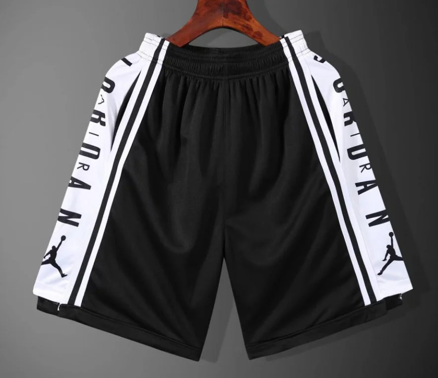 Jordan side tape black basketball shorts