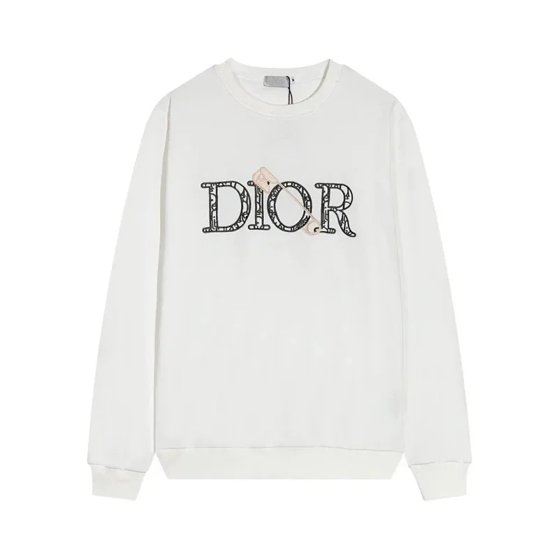 Dior Crewneck Sweatshirt with All-Over Pin and Letter Print - rep Dior