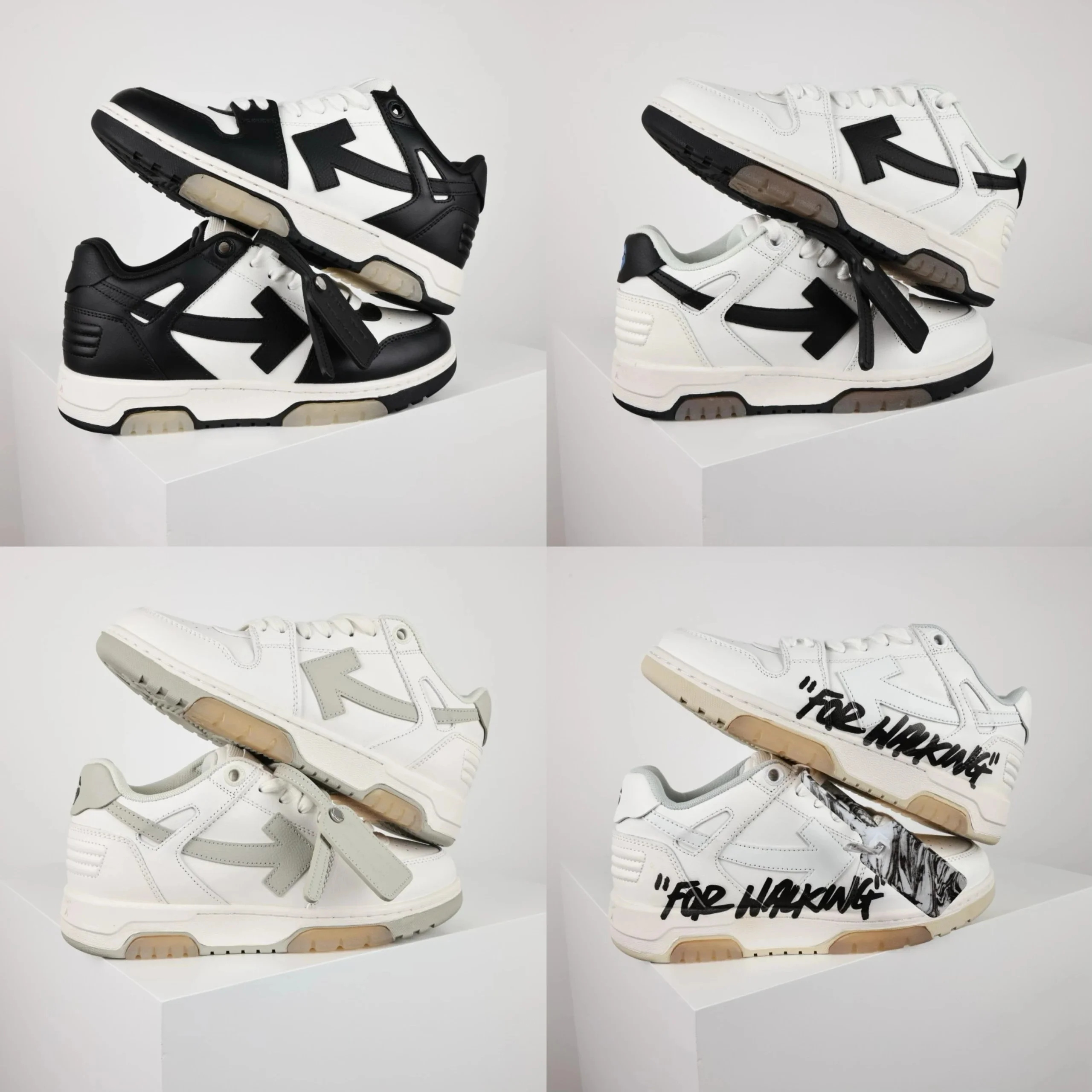 Off-White "Out of Office" Series Low-Top Sneakers