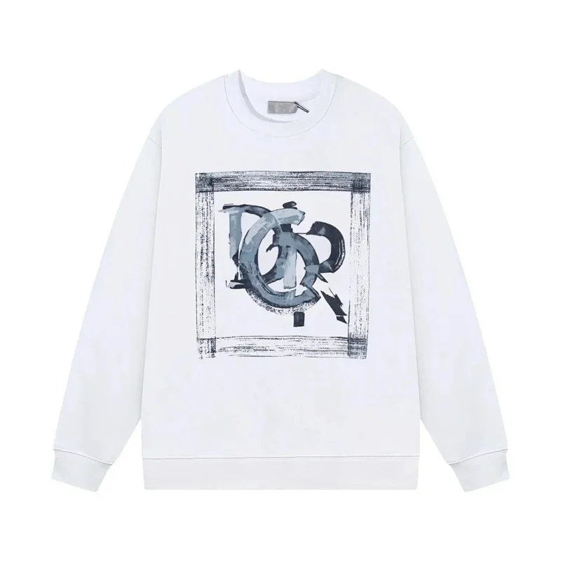 Dior Ink-Style Border CD Logo Crewneck Sweatshirt - rep Dior