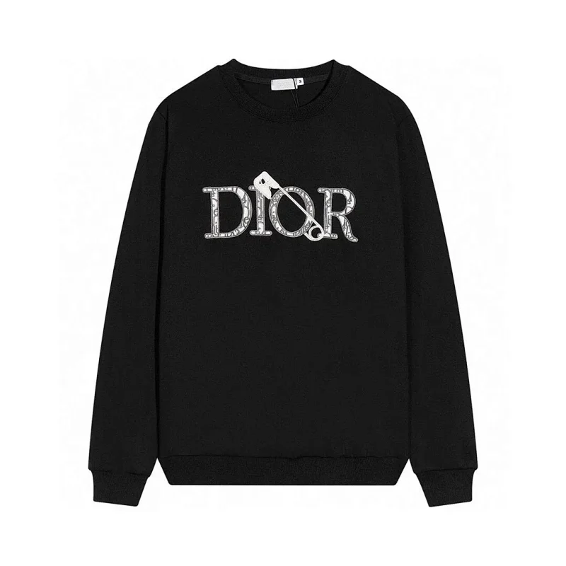 Dior Crewneck Sweatshirt with All-Over Pin and Letter Print - rep Dior