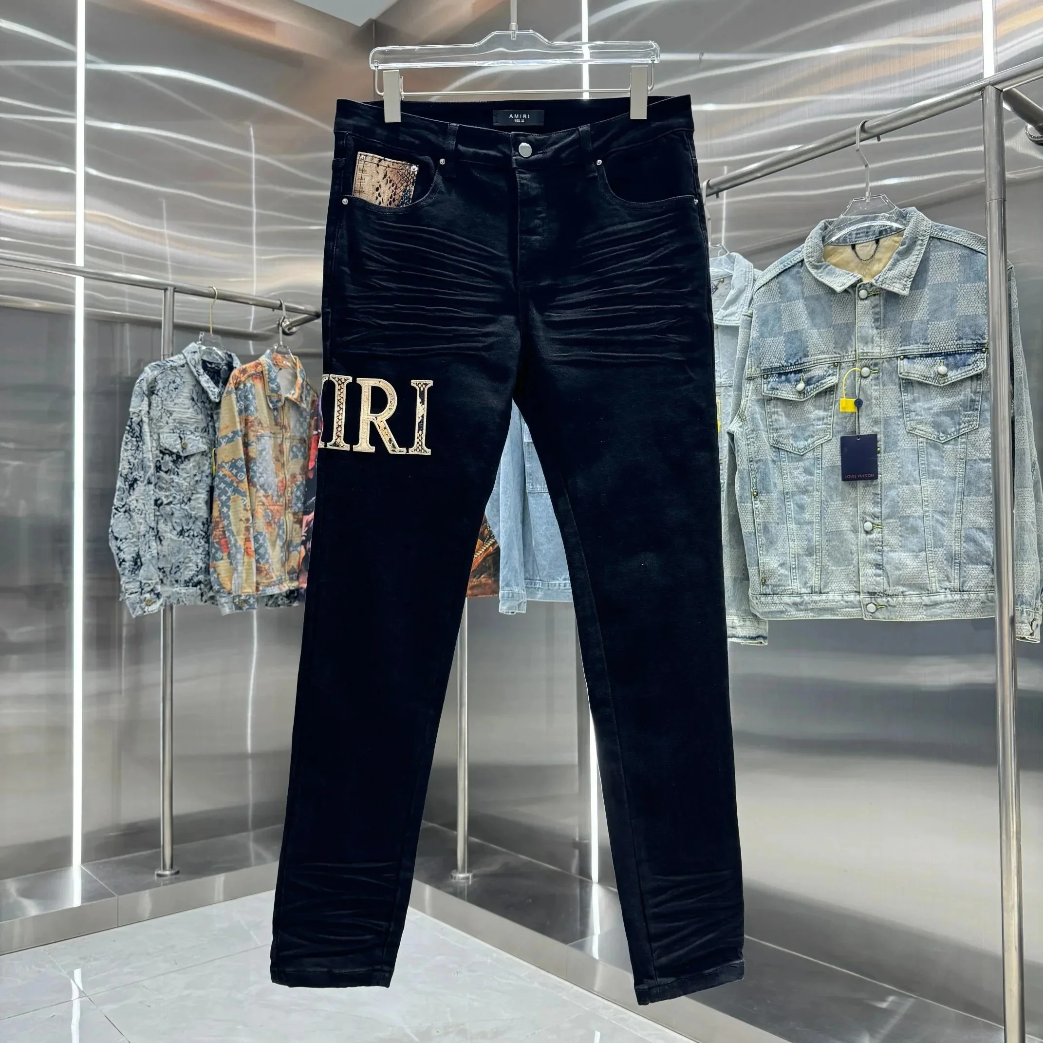 Amiri Washed Slim-Fit Tapered Jeans