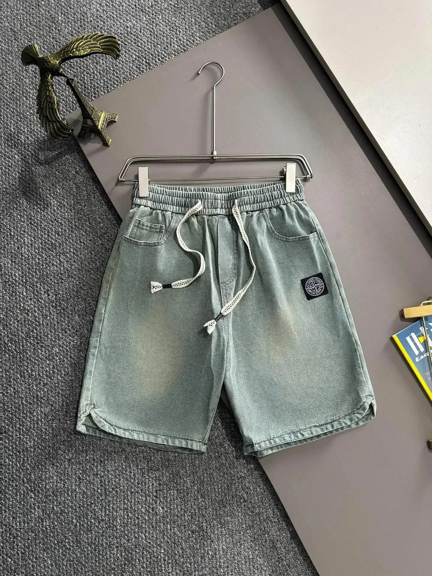 Stone Island Denim Shorts