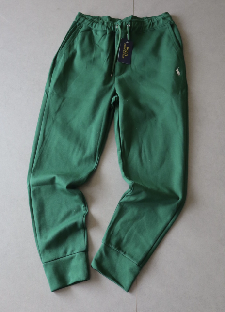 Pants: dark green
