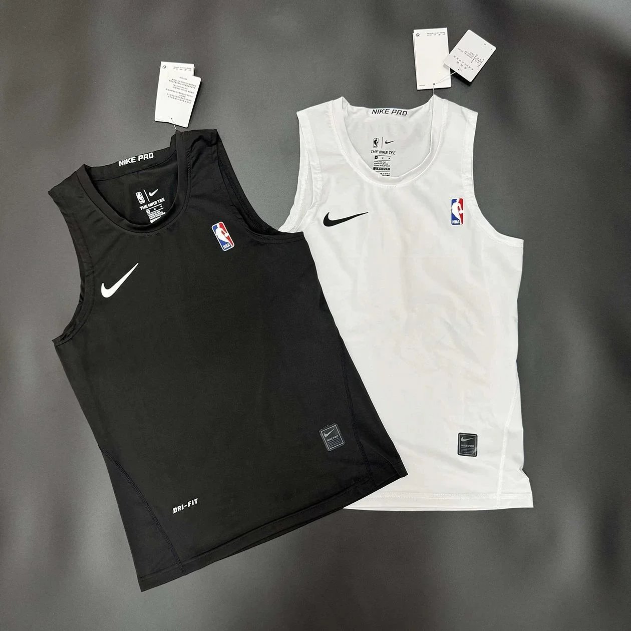 NBA with the same tights basketball training undershirt men's running sports fitness bottoming T-shirt high elastic quick-drying long-sleeved