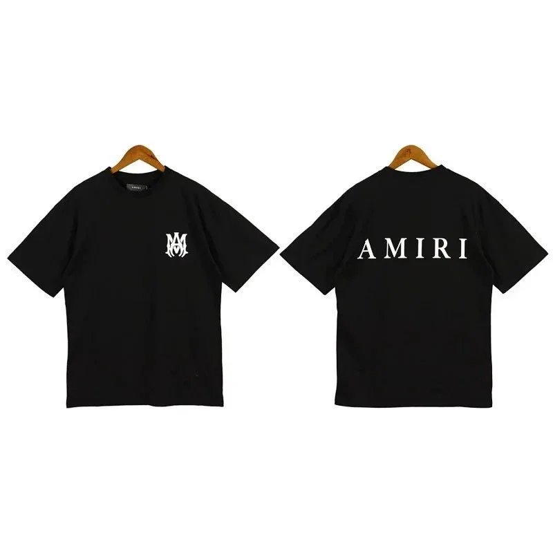 Graphic cotton short-sleeved T-shirt