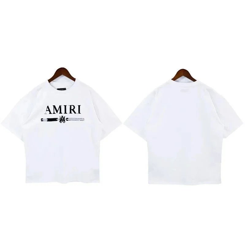 Graphic cotton short-sleeved T-shirt