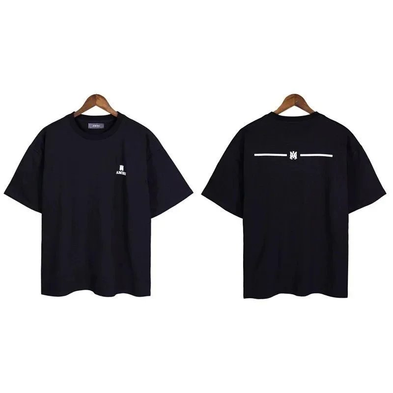 Graphic cotton short-sleeved T-shirt