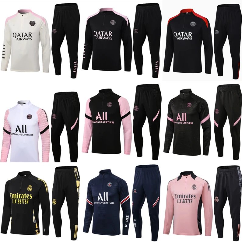 Paris Football Training Kit Arsenal Chelsea West Ham Inter Atletico Madrid Algeria Long Sleeve Set
