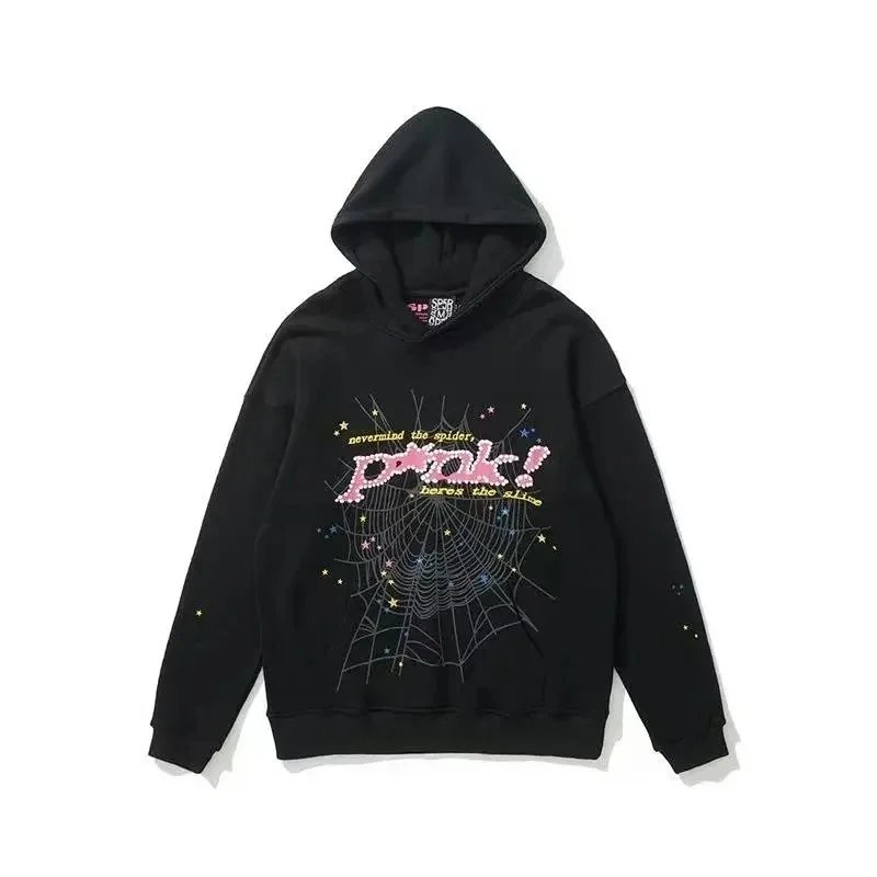 Sp5der555555 hip-hop graffiti hoodie