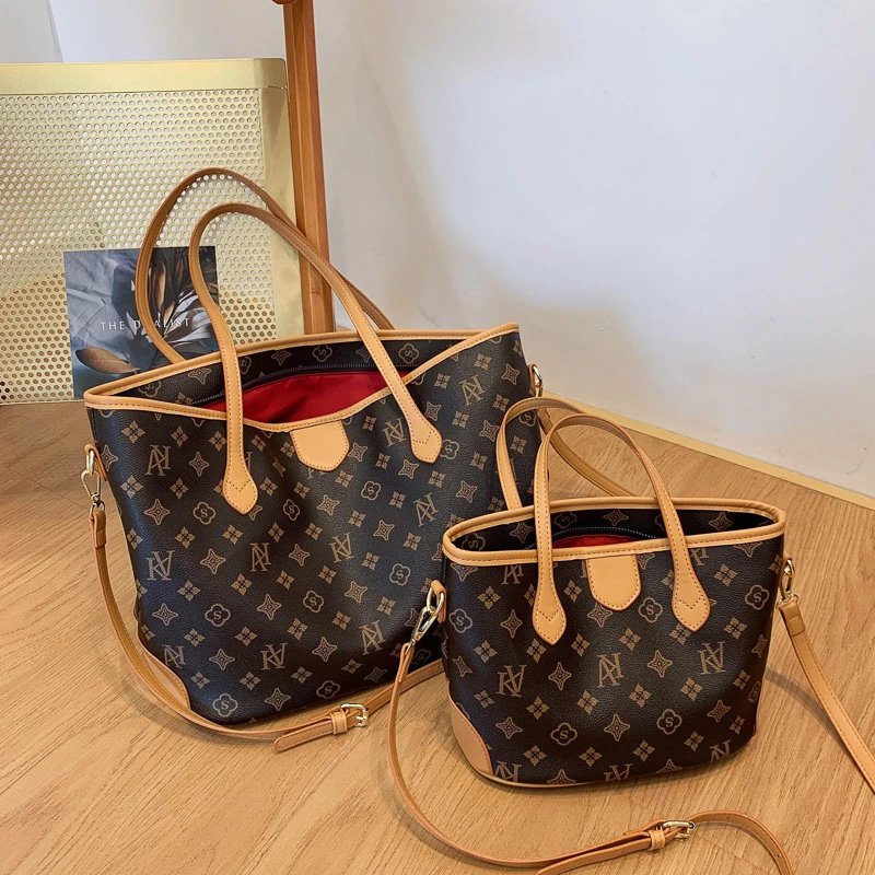 🔥高级感印花包包女2025新款时尚百搭单肩包气质简约托特包斜挎女包