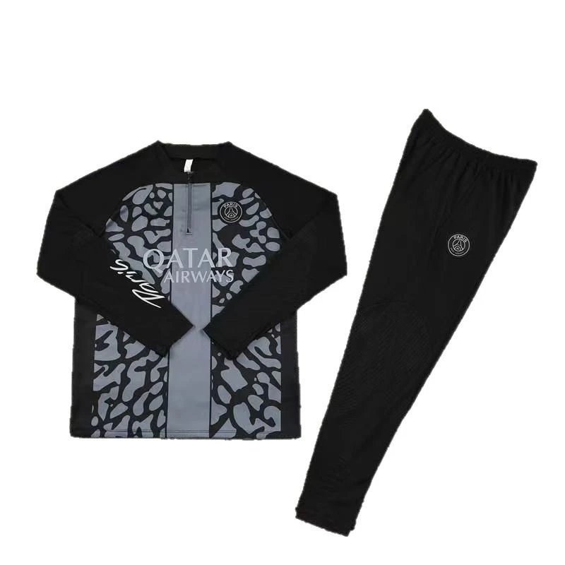 🔥23-24-24巴黎皇马赛前训练服半拉套装球衣运动足球服