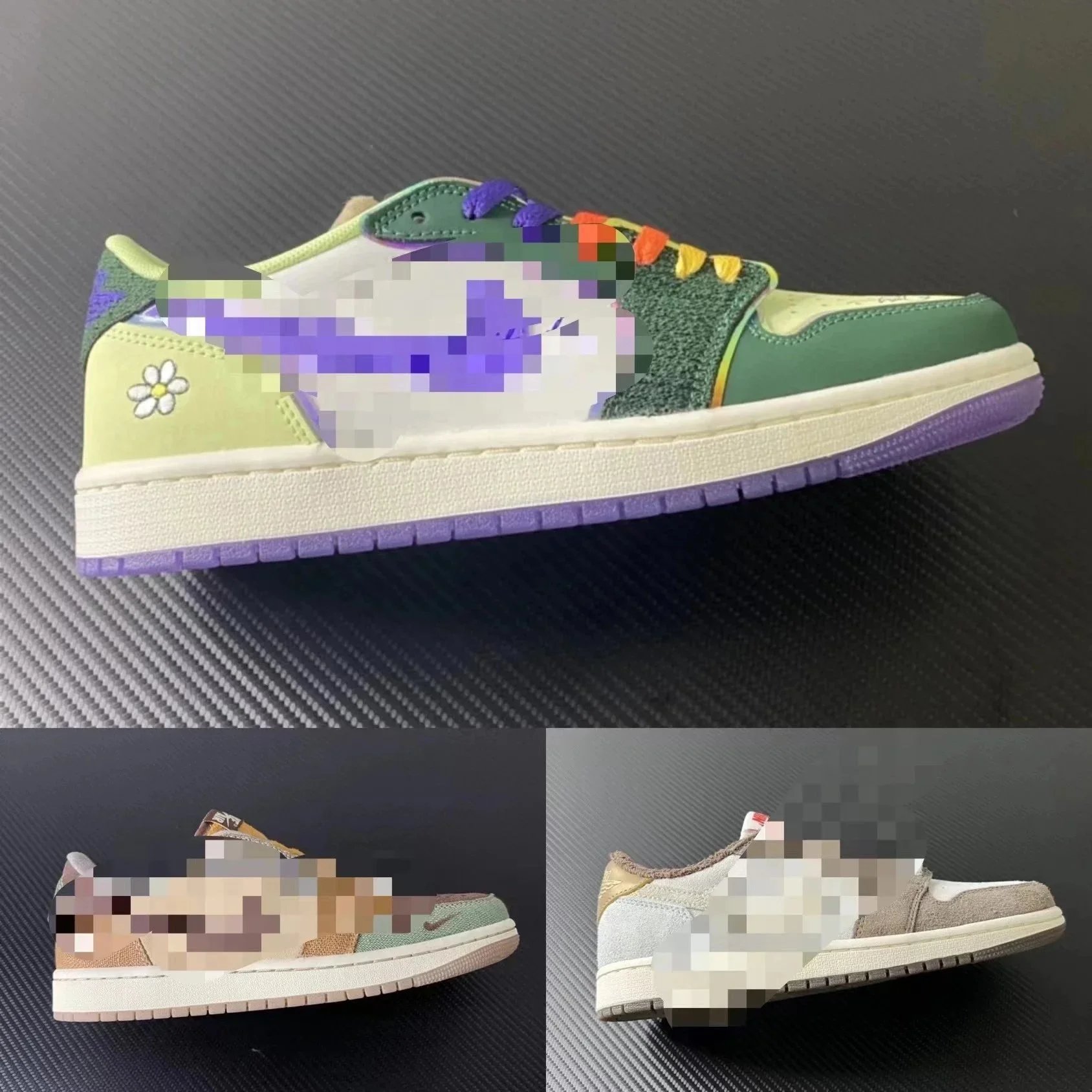 DT 版本「巫毒娃娃 兔年限定 慈善」Zion Williamson x J1 Low OG &ldquo;VooDoo&rdquo; 自主定制款式 – QC photos preview | CnFans  | 7514451822