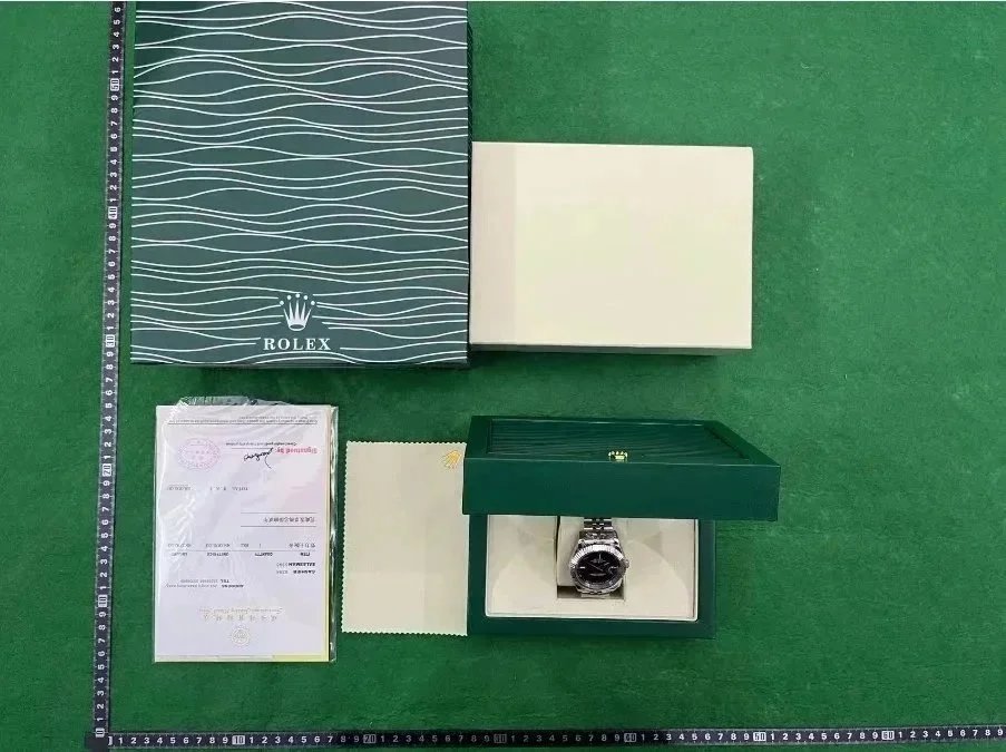 H-1全自动机械手表钢带商务防水夜光不锈钢男款手表（带原盒）-0393