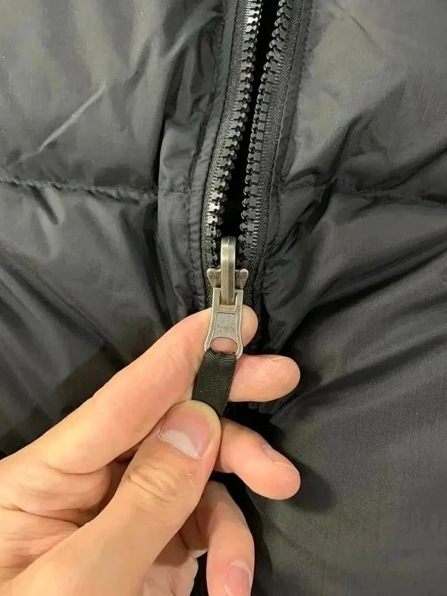 Black classic down jacket THE 1996