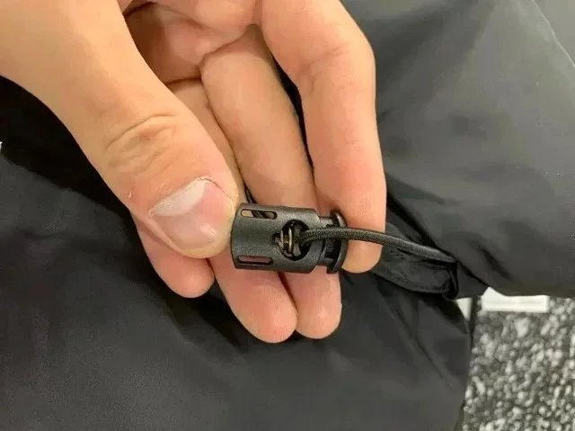 Black classic down jacket THE 1996