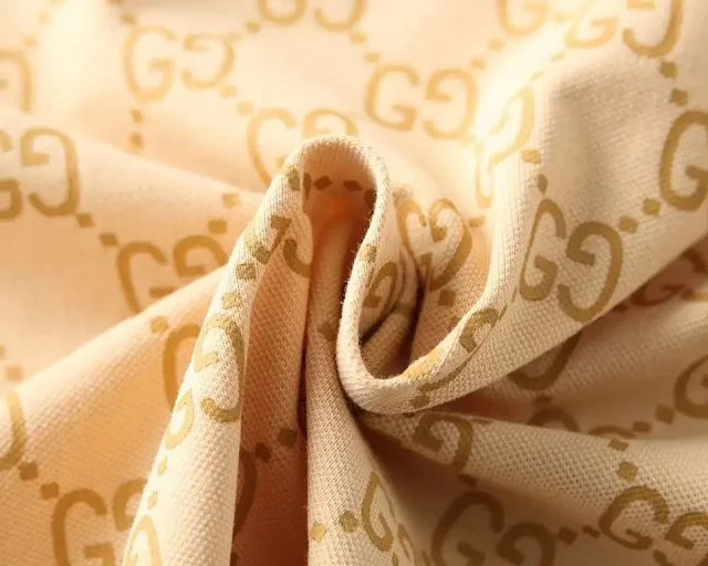 Gucci Shirts Short-Sleeve GG Monogram Polo Shirt product detail image 14