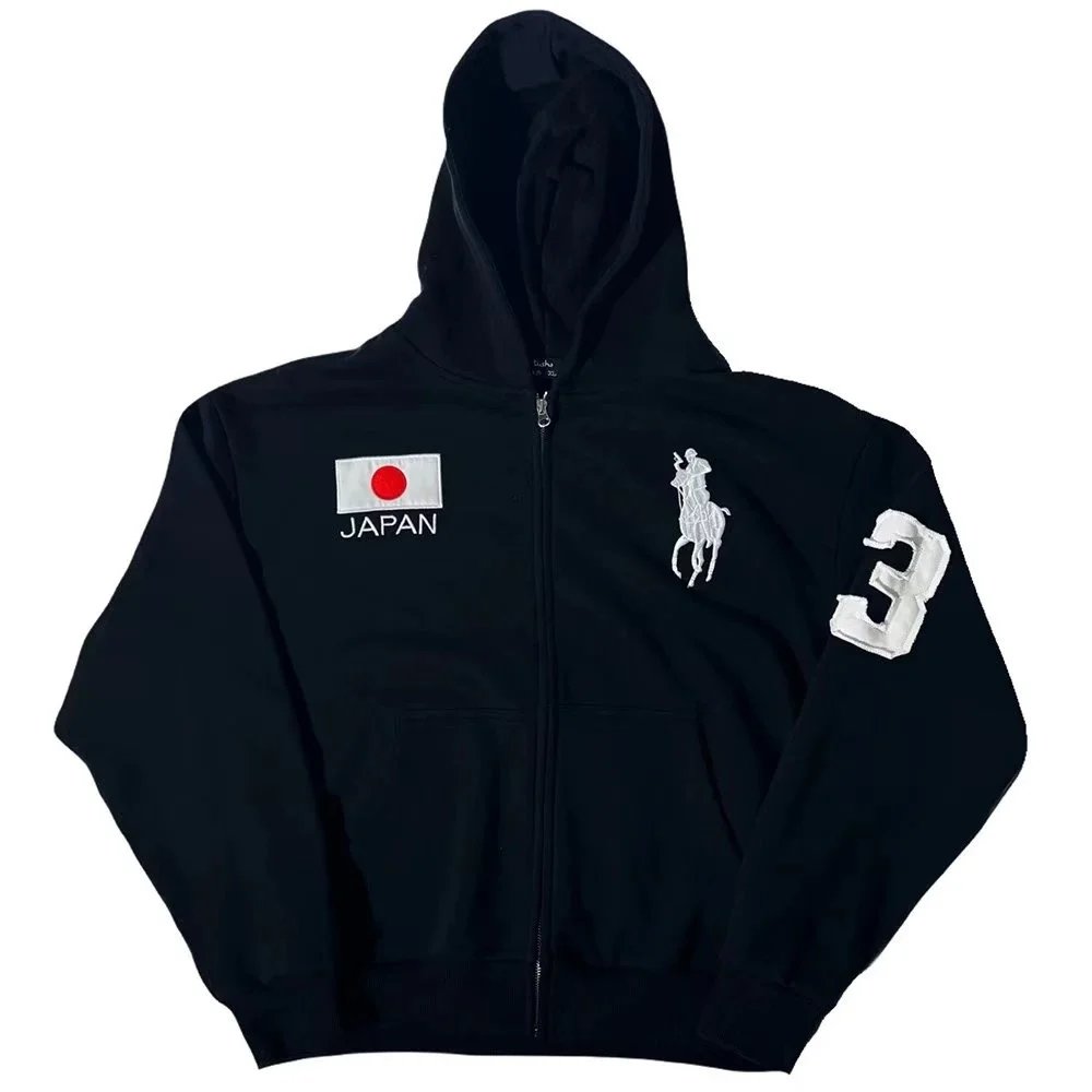 Top3D Print Zip-Up Sweatshirt