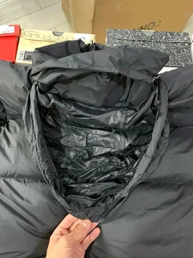 Black classic down jacket THE 1996