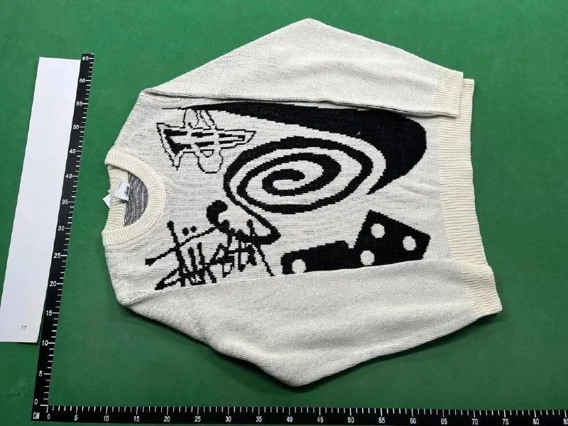 Stussy Abstract Face Knit Swea