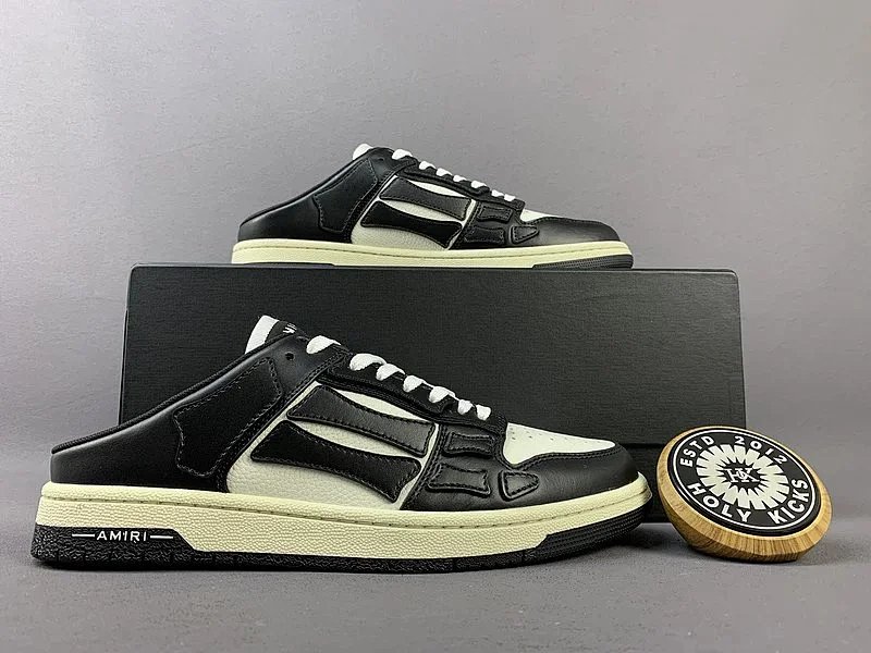 Amiri Skeleton Low Black Gray Cream Sneakers Skateboard Shoes product detail 2 in Litbuy spreadsheet finds