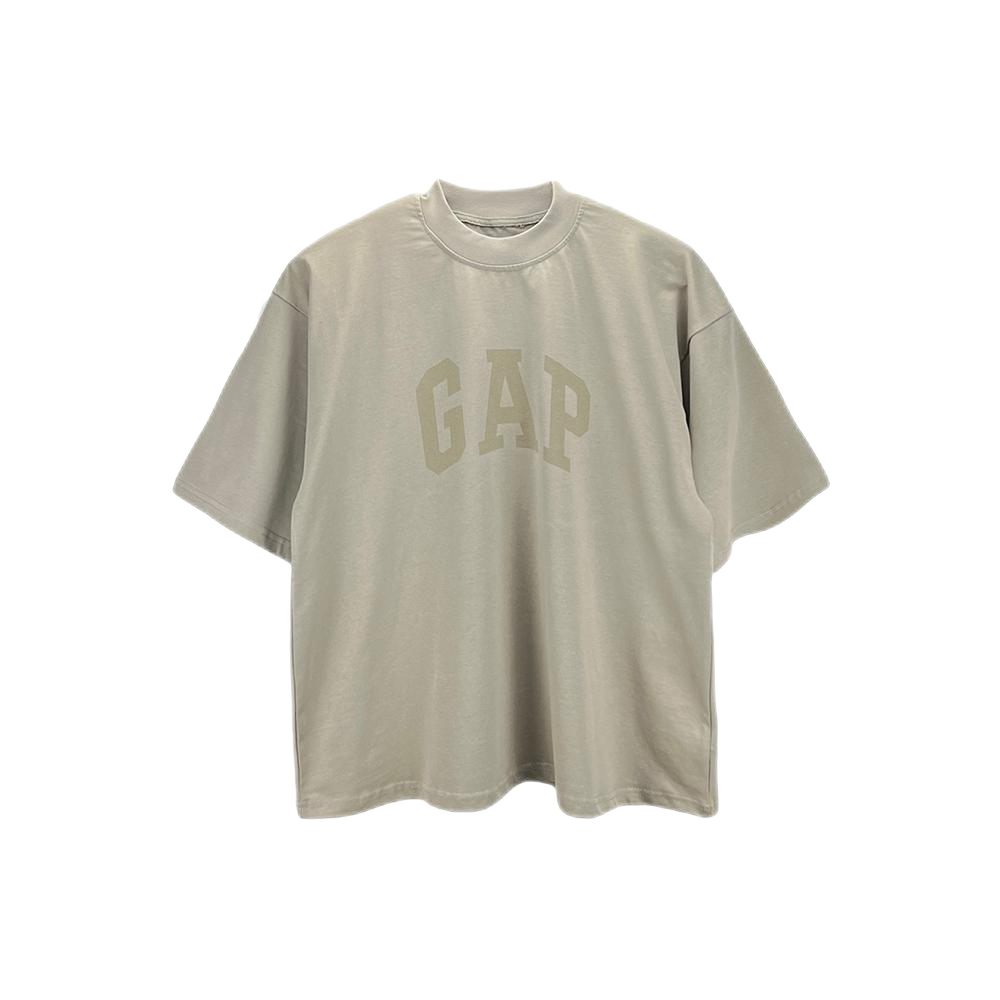 GAP Gap Oversized Logo T-Shirt in Light Beige Beige