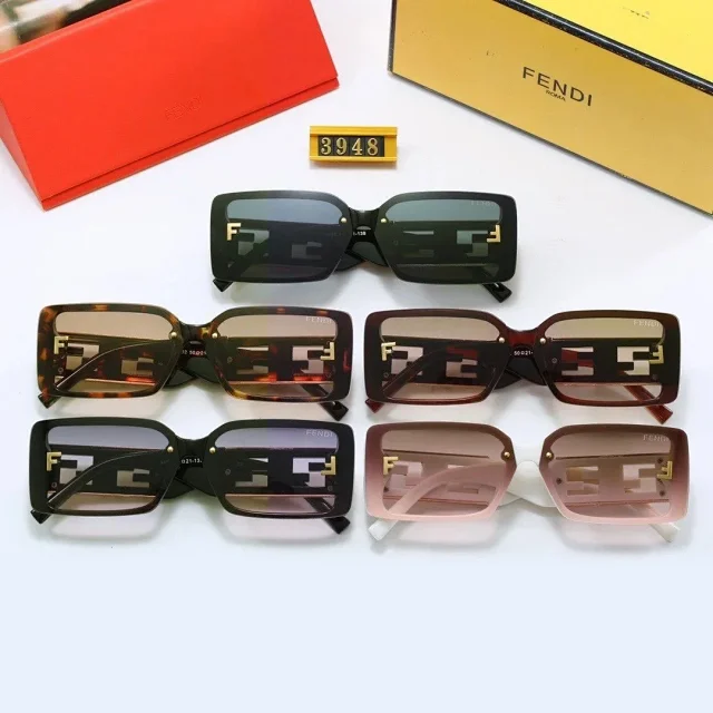Fendi Eyewear 1924 square rimless sunglasses product detail image 8