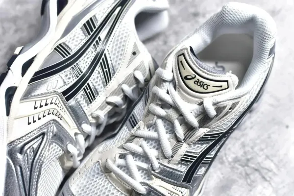 Asics Gel-Kayano 14 Silver Mesh Running Shoes - 12