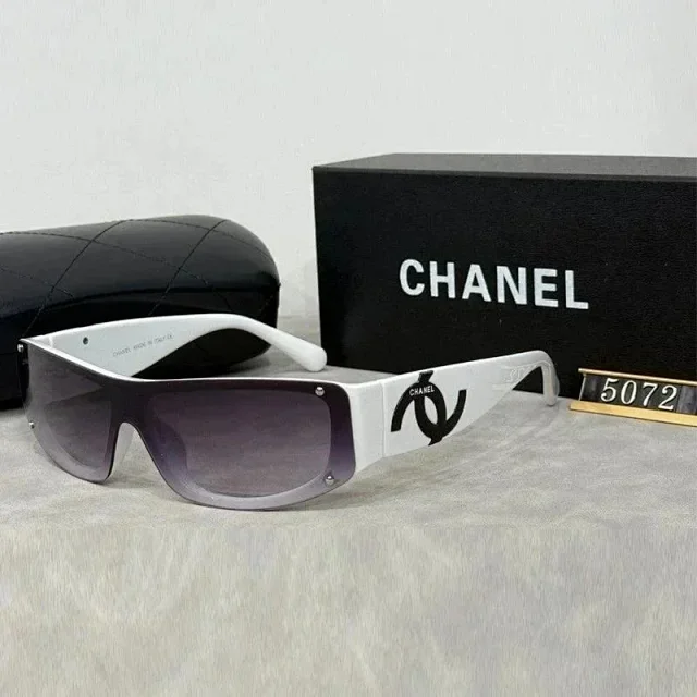 Chanel Eyewear 5072 shield sunglasses with logo temples product detail image 5