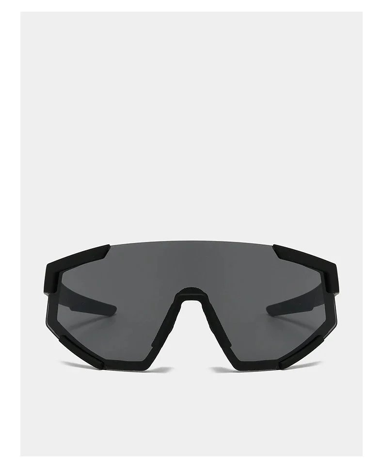 Design Geometric Frame White Sunglasses Eyewear - 9
