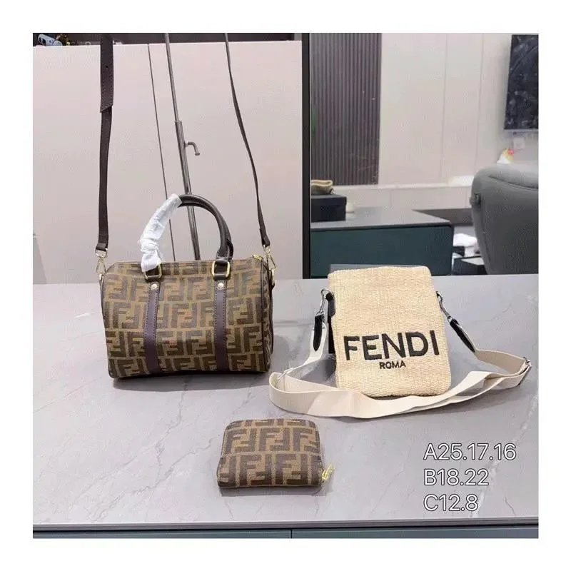 Fendi FF Monogram Bag Set [26 