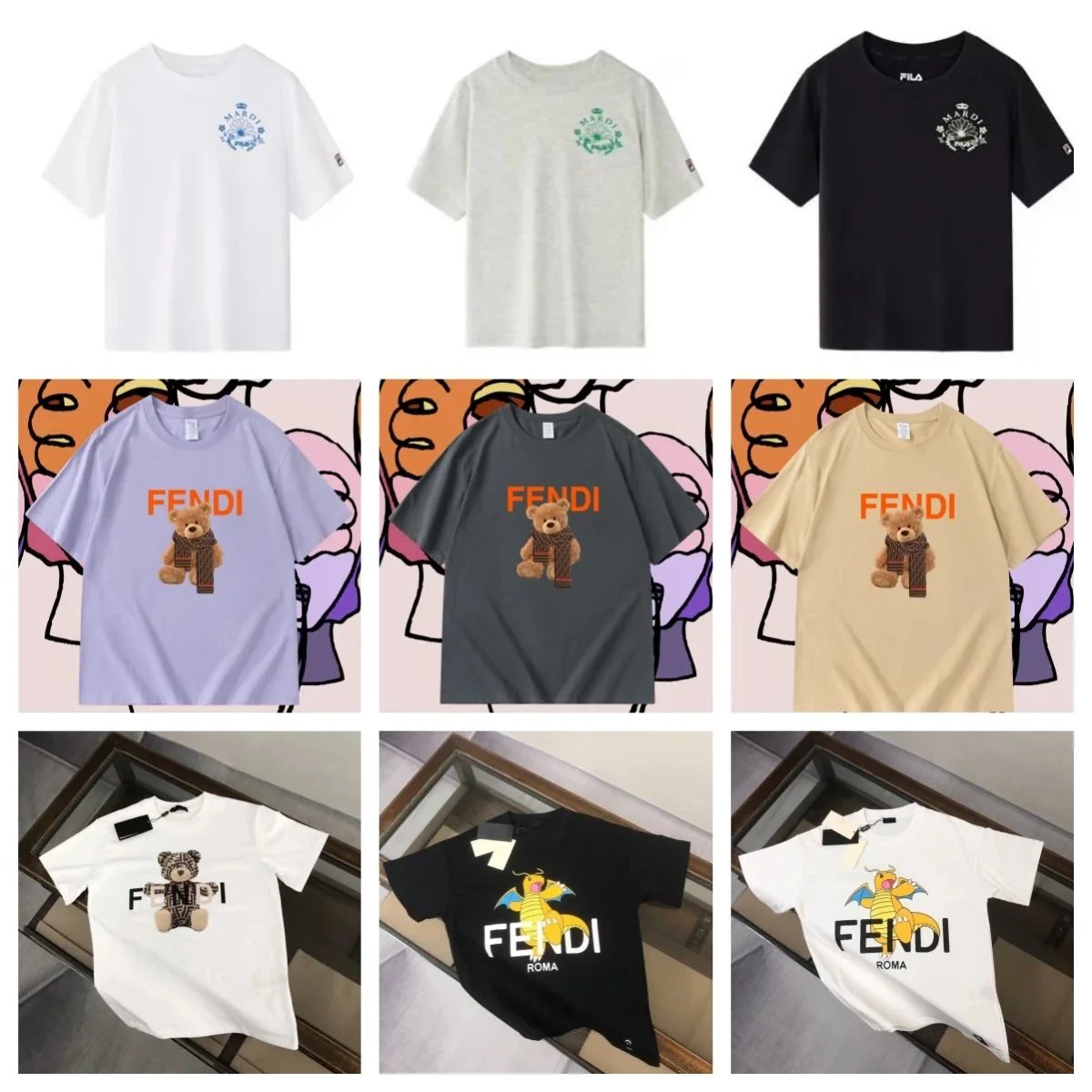 Fendi T-Shirts [40 styles]