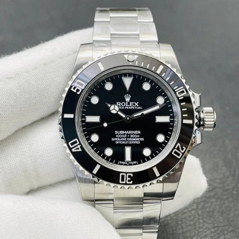 Rolex Submariner Date Two-Tone Black Dial Mechanical Watch Watches - 3