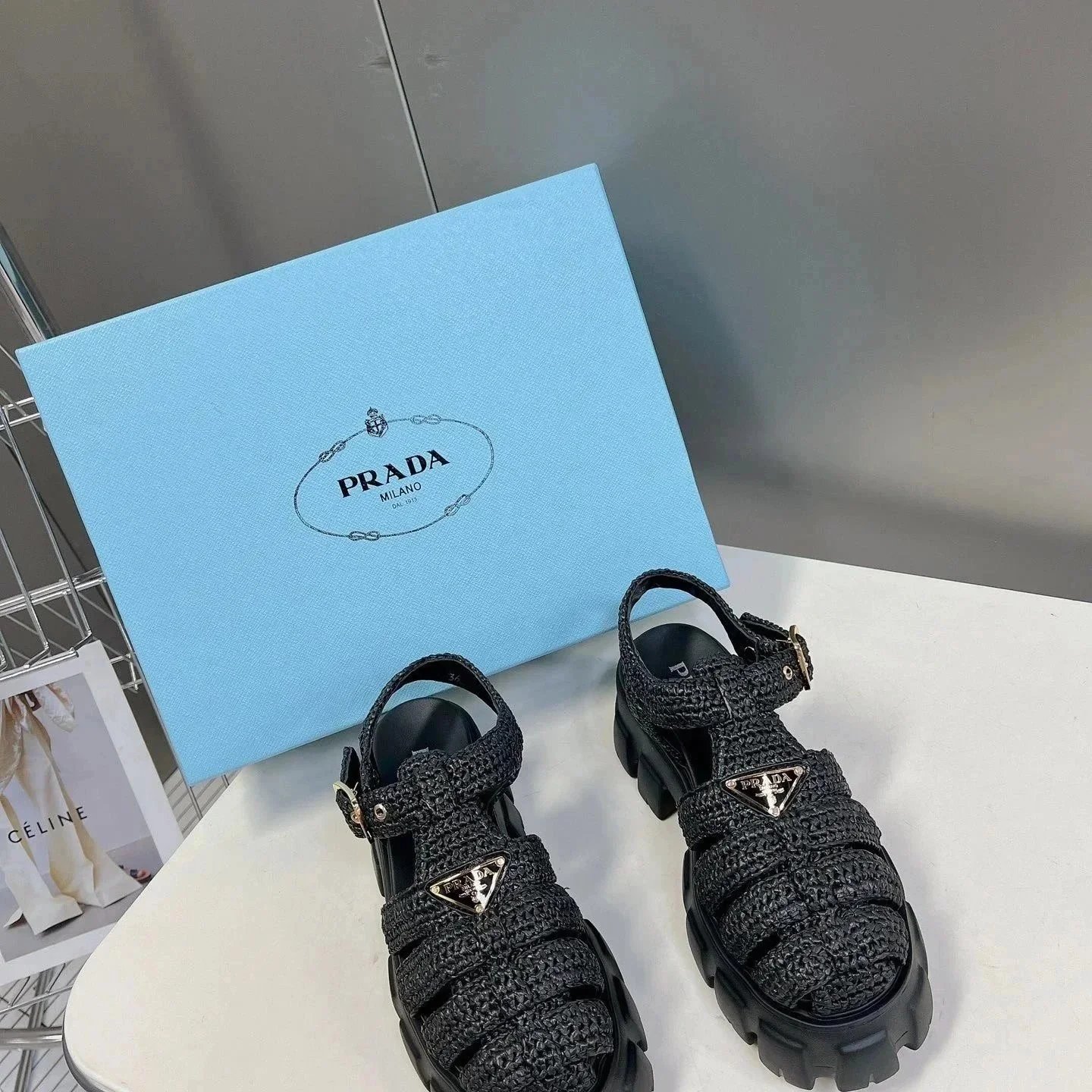 Prada Chunky Sandals